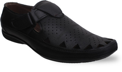 

Footfit Sandal Slip On For Men(Black