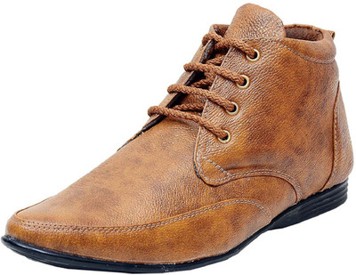 

ample shoe Lace Up For Men(Tan