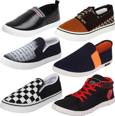 

Shoefly Weekly Pack of Combo Shoes Loafers For Men(Multicolor