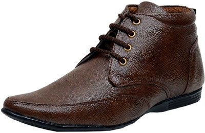 

ample shoe Ample_ Brown 202 Lace Up For Men(Brown
