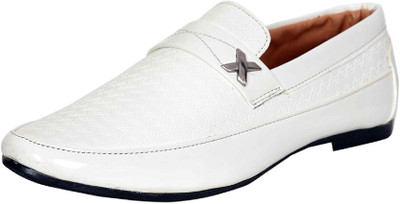 

ample shoe Ample - loafers Party Wear For Men(White