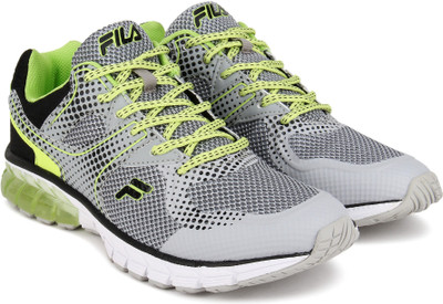 

Fila PATREGIA Running Shoes For Men(Grey, Lt gry/blk/lem grn