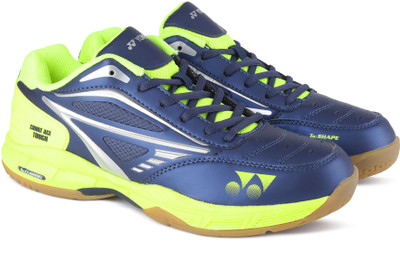 

Yonex COURT ACE TOUGH Badminton Shoe For Men(Green, Navy, Navy/lime/lime