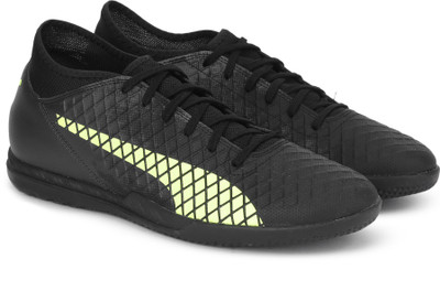 

Puma FUTURE 18.4 IT Football Shoes For Men(Black, Green, Puma black-fizzy yellow-asphalt