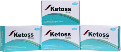 

dermitas ketoss soap (pack of 4)(300 g, Pack of 4)