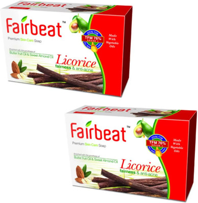 

Fairbeat Licorice Pack of 2 Soap(125 g, Pack of 2)