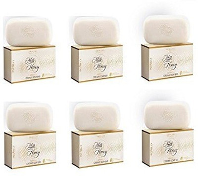 

Oriflame Milk & Honey Gold Softening Creamy Soap Bar Set Of 6(500 g, Pack of 6)
