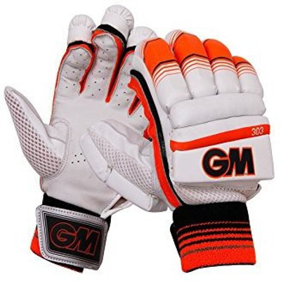 

GM 303 Batting Gloves (Youth, White, Orange), Orange;white