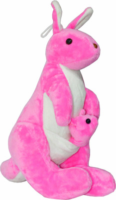 

Shop4everything Mother Kangaroo with Baby P2 - 25 cm(Pink)