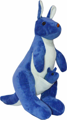 

Shop4everything Mother Kangaroo with Baby P3 - 25 cm(Smart Blue.)