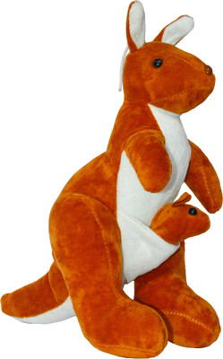 

Shop4everything Mother Kangaroo with Baby P1 - 25 cm(Brown)