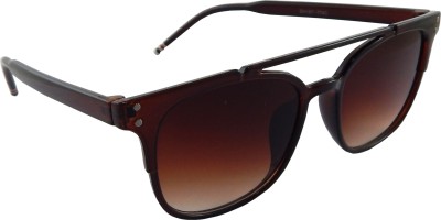 Els Wayfarer Sunglasses(For Men & Women, Brown)