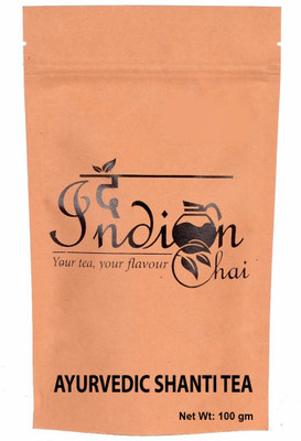 

The Indian Chai Ayurvedic Shanti Tea Brahmi Herbal Infusion Vacuum Pack(100 g)