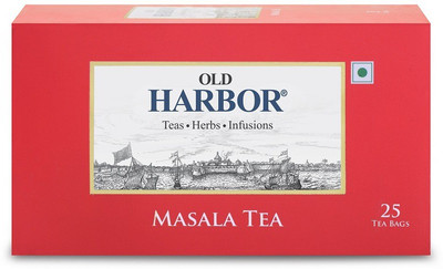 

old harbor tea Masala Tea 25 Tea Bags Spices Masala Tea Bags Box(50 g)