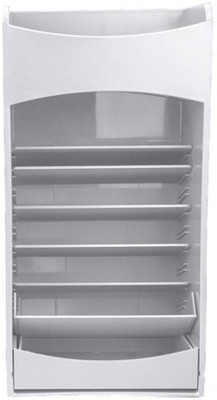 

Insasta 1Pc Women Cosmetic Storage Organizer For Nail Polish, Lipstick Stand, Brushes, Rack Holder -White Jewellery Vanity Box(White)