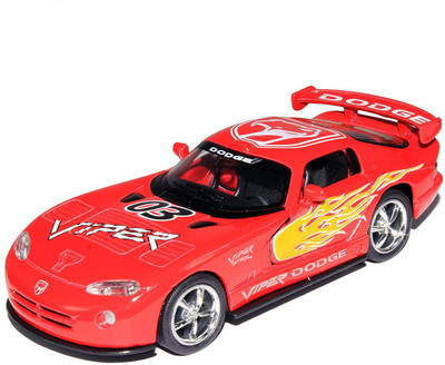 

Jack Royal Kinsmart 1:36 Scale RED Dodge Viper GTS-R Pull Back Car Toy(Red)