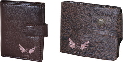

Martell Men Brown Artificial Leather Wallet(4 Card Slots)
