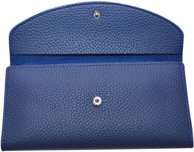 

Knott Women Blue Artificial Leather Wallet(13 Card Slots)