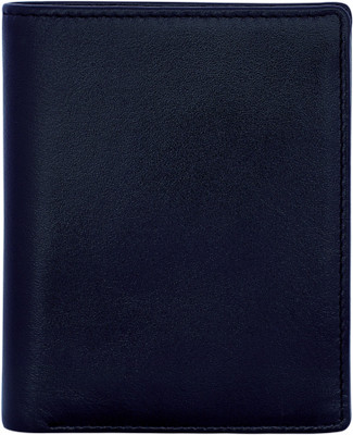 

POLLSTAR Men Blue Genuine Leather Wallet(9 Card Slots)