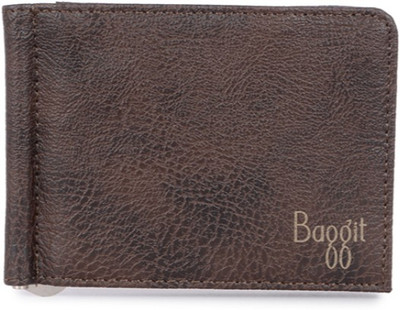 

Baggit Men Casual Brown Artificial Leather Money Clip(12 Card Slots)