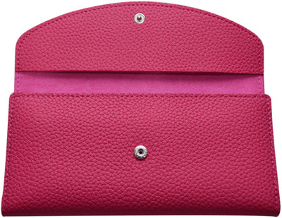 

Knott Women Pink Artificial Leather Wallet(13 Card Slots)