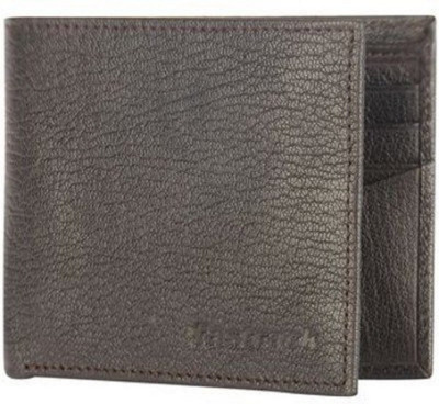 

Fastrack Men Brown Genuine Leather Wallet(6 Card Slots)