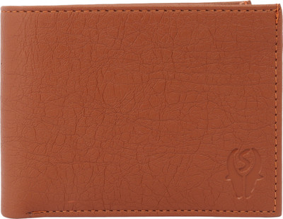 

samtroh Men Tan Artificial Leather Wallet(11 Card Slots)