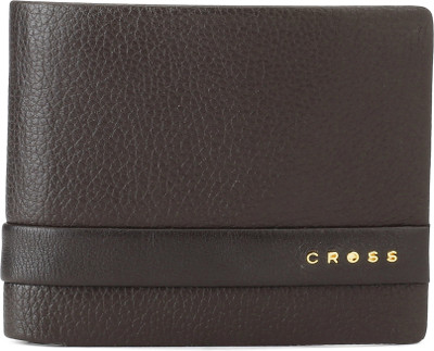 

Cross Men Casual, Formal, Trendy Brown Genuine Leather Wallet(8 Card Slots), Oak brown