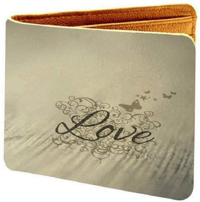 

IDEOL Men Beige Canvas Wallet(5 Card Slots), Multicolor