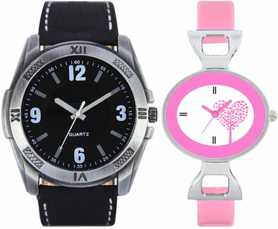 

VALENTIME VL34VT30 New Latest Stylish Designer Collection Leather Combo Couple Fancy Casual Best Offer Watch - For Men & Women