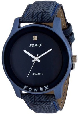 

Fonex New Blue Leather Strape Mans Watch With 1 YEAR WARRANTY Watch - For Men