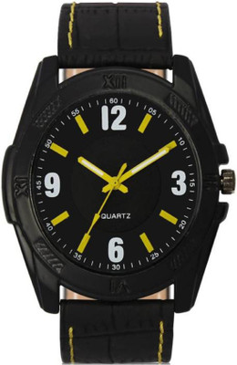 

Style Keepers SKVOLGA0017 Black Analogue Dial And Black Leather Belt Watch - For Boys