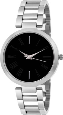 

Skmi Black Dial Stainless ~ Still ~ Metal Strap Exclusive Unreaptable Design Couple Watch Watch - For Men & Women