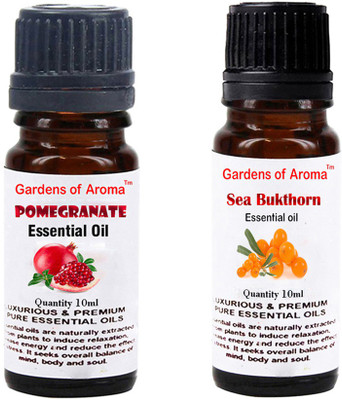 

Gardens Of Aroma Pomegranate Essential Oil And Seabukthorn Essential Oil(20 ml)