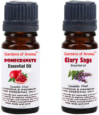 

Gardens Of Aroma Pomegranate Essential Oil And Clary sage Essential Oil(20 ml)