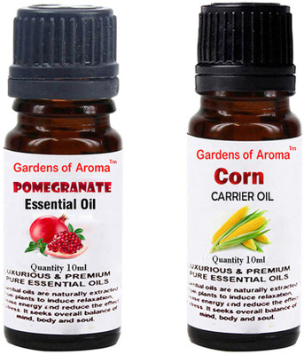 

Gardens Of Aroma Pomegranate Essential Oil And Corn Carrier Oil(20 ml)