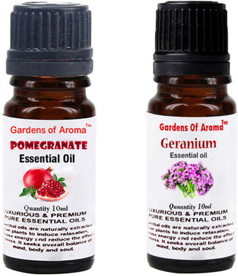 

Gardens Of Aroma Pomegranate Essential Oil And Geranium Essential Oil(20 ml)