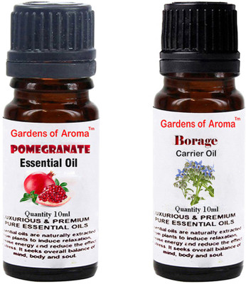 

Gardens Of Aroma Pomegranate Essential Oil And Borage Carrier Oil(20 ml)