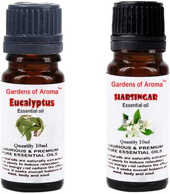

Gardens Of Aroma Eucalyptus Essential Oil And Harshingar Essential Oil(20 ml)