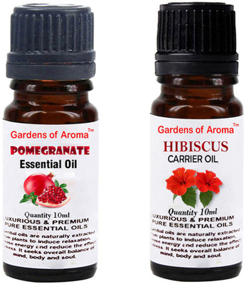 

Gardens Of Aroma Pomegranate Essential Oil And Hibiscus Carrier Oil(20 ml)