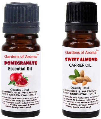 

Gardens Of Aroma Pomegranate Essential Oil And sweet almond Carrier Oil(20 ml)