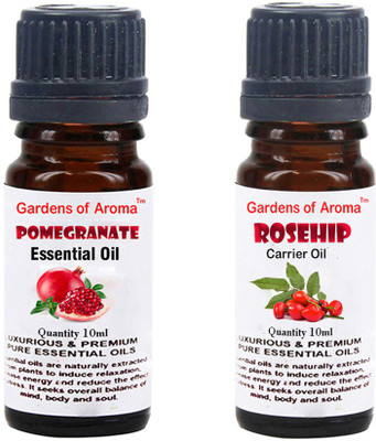 

Gardens Of Aroma Pomegranate Essential Oil And Rosehip Carrier Oil(20 ml)