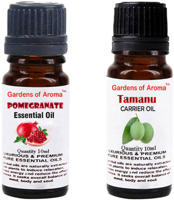 

Gardens Of Aroma Pomegranate Essential Oil And Tamanu Carrier Oil(20 ml)
