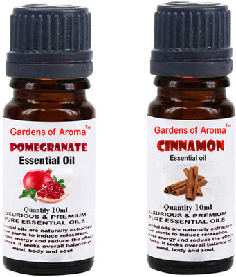 

Gardens Of Aroma Pomegranate Essential Oil And Cinnamon Essential Oil(20 ml)