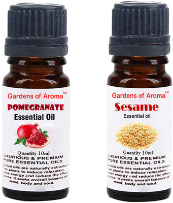 

Gardens Of Aroma Pomegranate Essential Oil And Sesame Essential Oil(20 ml)