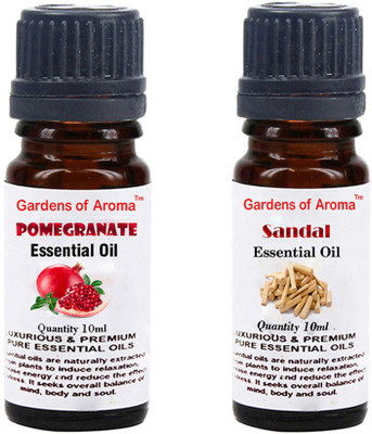 

Gardens Of Aroma Pomegranate Essential Oil And Sandal Essential Oil(20 ml)