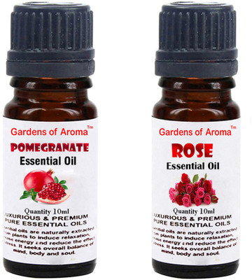 

Gardens Of Aroma Pomegranate Essential Oil And Rose Essential Oil(20 ml)