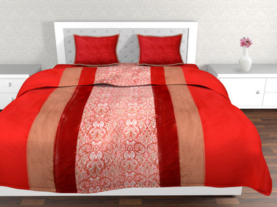 84 Off On Dreamline By Big Bazaar Polycotton Double Bed Cover Red On Flipkart Paisawapas Com