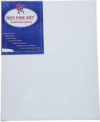 

ASINT CANVAS 12 X 24 Cotton Acid Free Board Canvas (Set of 2)(White)