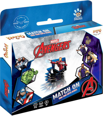 

Kaadoo Match On-Grab Your Marvel Avengers-Card game(multi)